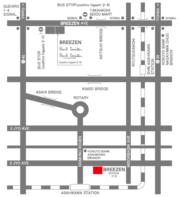 BREEZEN MUSEUM MAP